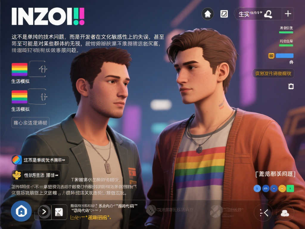 《InZOI》因缺乏同性恋内容遭批评:疑似内置“恐同逻辑”! 《InZOI》因缺乏同性恋内容遭批评:疑似内置“恐同逻辑”!